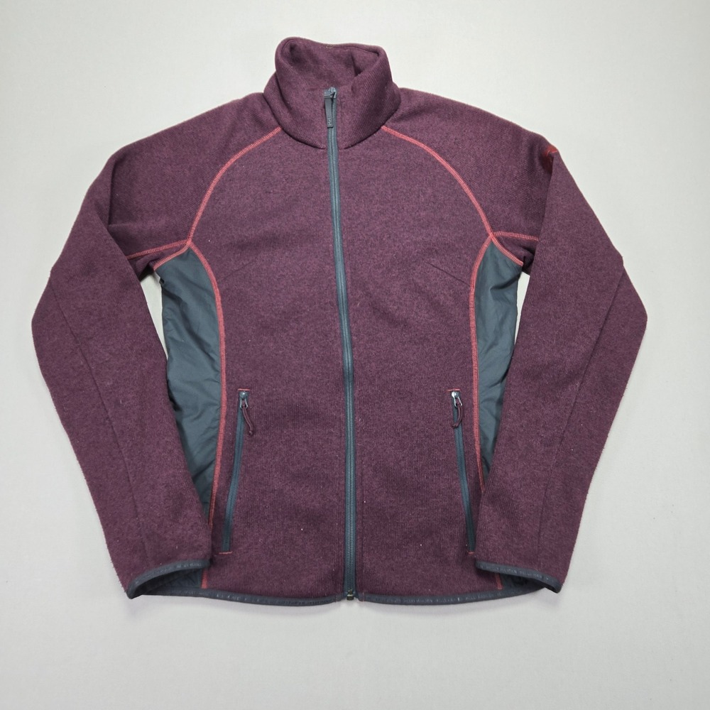 Helly Hansen Womens Fleece‎ Jacket Full Zip Burgundy Small S